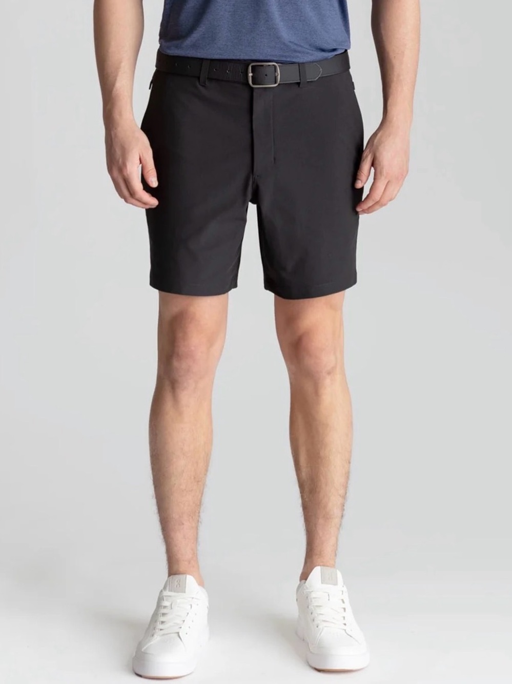 Birddogs The Bethpage Slacks Golf Shorts Mach Black 38 Regular Mens 7” Inseam